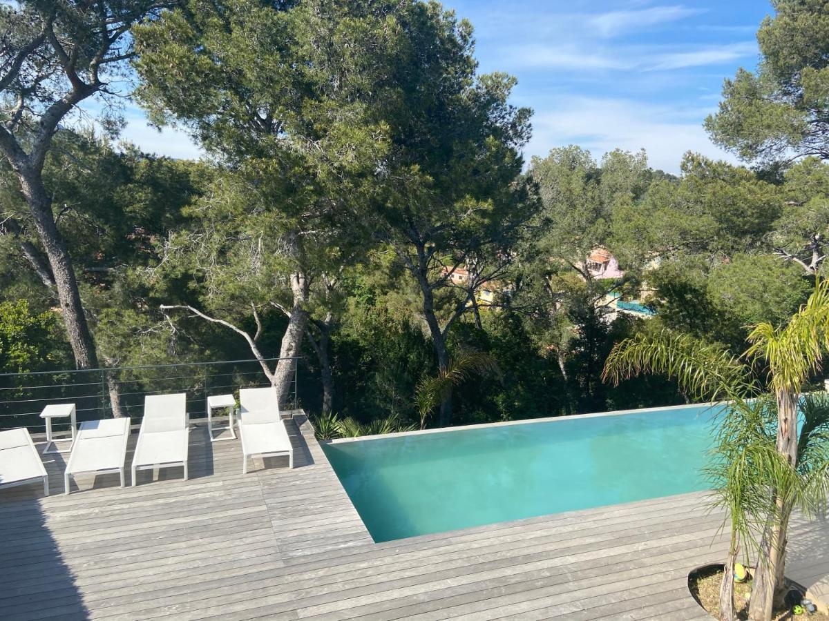 Hotel Cabanon La Calanque Du Peninsula Le Pradet Exterior foto